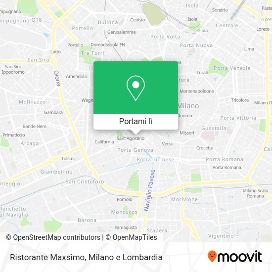 Mappa Ristorante Maxsimo
