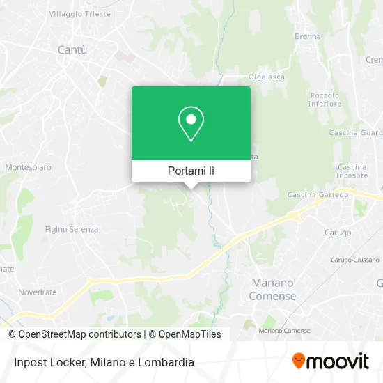 Mappa Inpost Locker