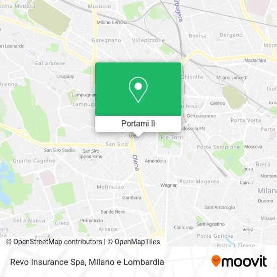 Mappa Revo Insurance Spa