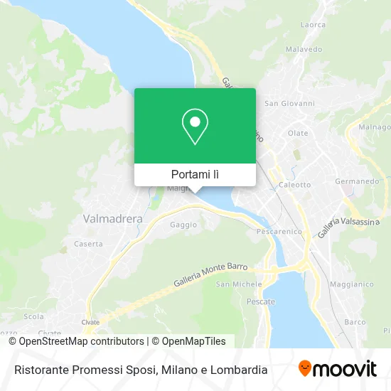 Mappa Ristorante Promessi Sposi