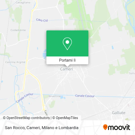 Mappa San Rocco, Cameri