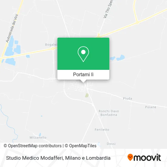 Mappa Studio Medico Modafferi