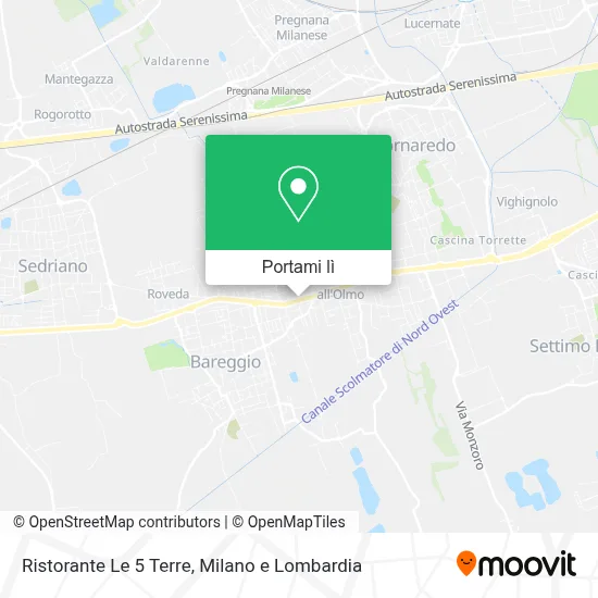 Mappa Ristorante Le 5 Terre