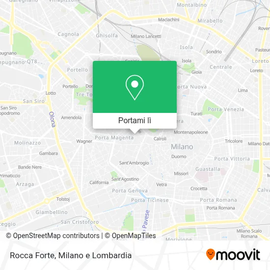 Mappa Rocca Forte