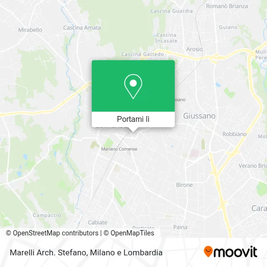 Mappa Marelli Arch. Stefano