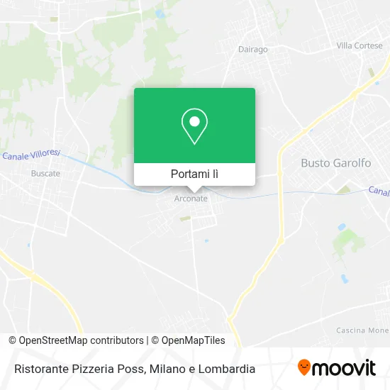 Mappa Ristorante Pizzeria Poss