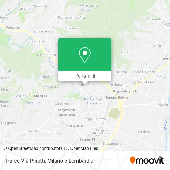 Mappa Parco Via Pinetti
