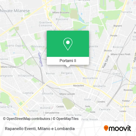 Mappa Rapanello Eventi