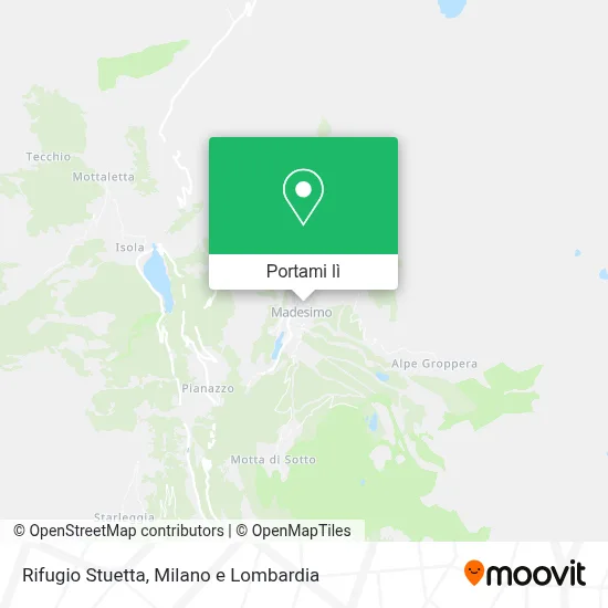 Mappa Rifugio Stuetta