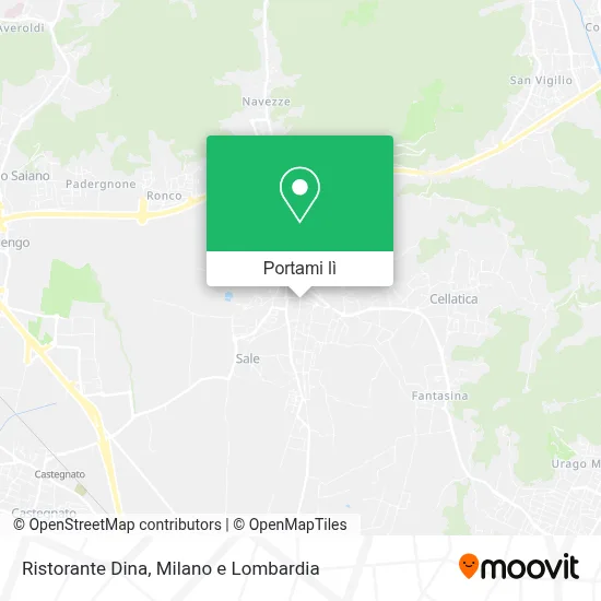 Mappa Ristorante Dina