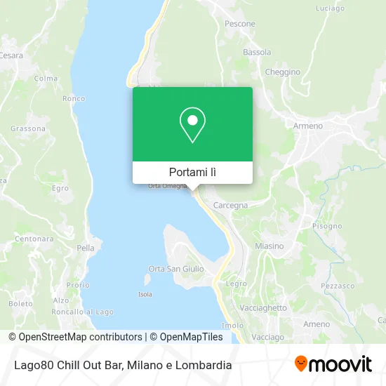Mappa Lago80 Chill Out Bar