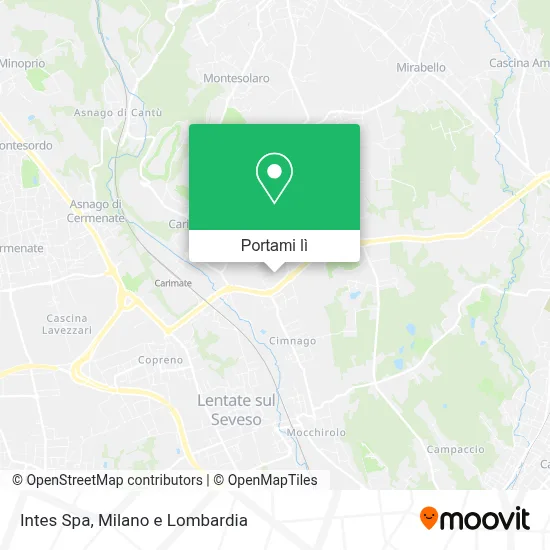 Mappa Intes Spa