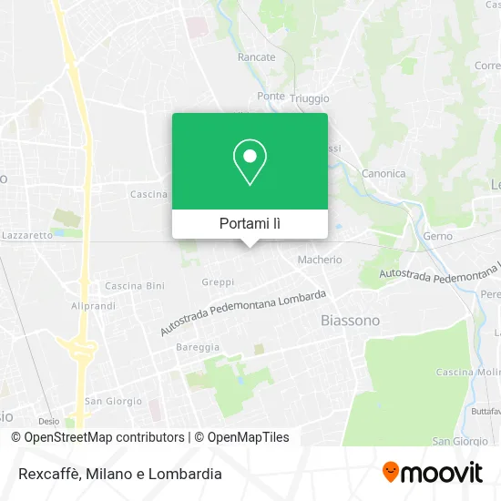 Mappa Rexcaffè