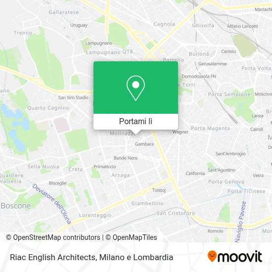 Mappa Riac English Architects