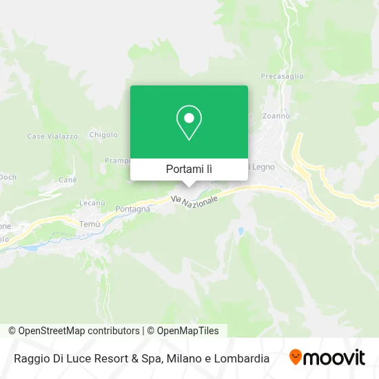 Mappa Raggio Di Luce Resort & Spa