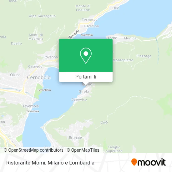 Mappa Ristorante Momi