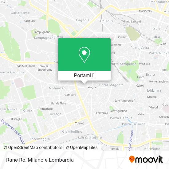 Mappa Rane Ro