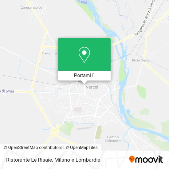 Mappa Ristorante Le Risaie