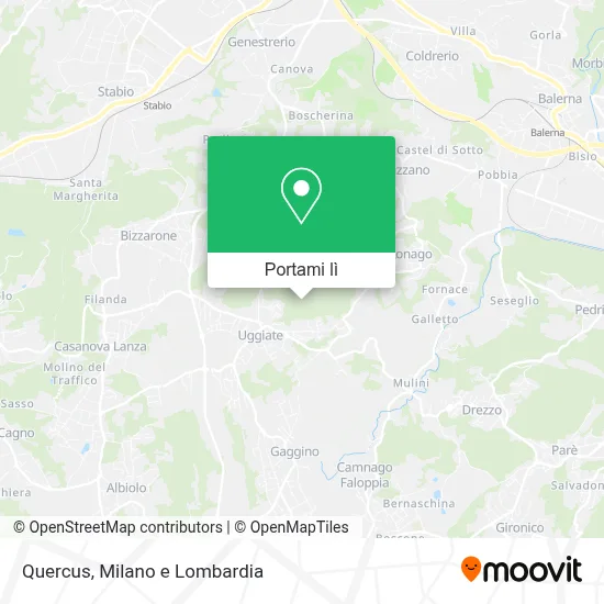 Mappa Quercus