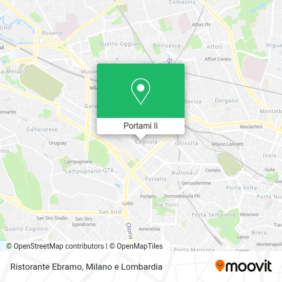 Mappa Ristorante Ebramo