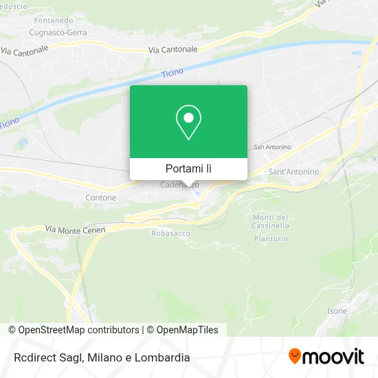 Mappa Rcdirect Sagl