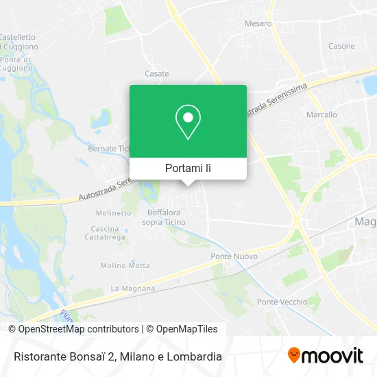 Mappa Ristorante Bonsaï 2