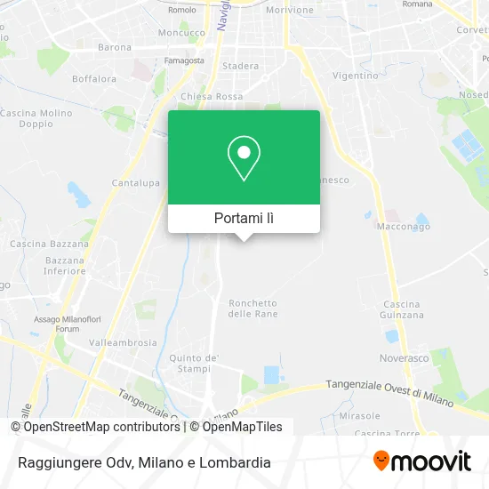Mappa Raggiungere Odv