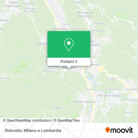 Mappa Ridonido