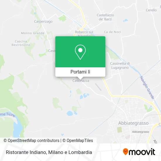 Mappa Ristorante Indiano