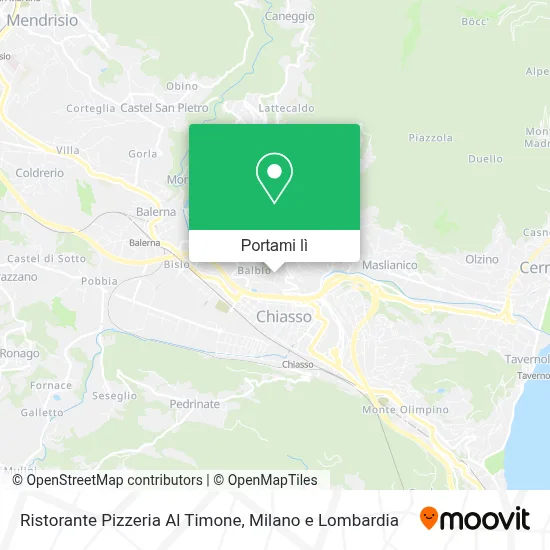 Mappa Ristorante Pizzeria Al Timone