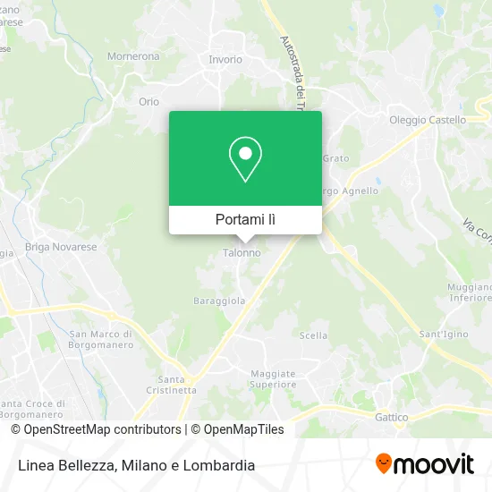 Mappa Linea Bellezza