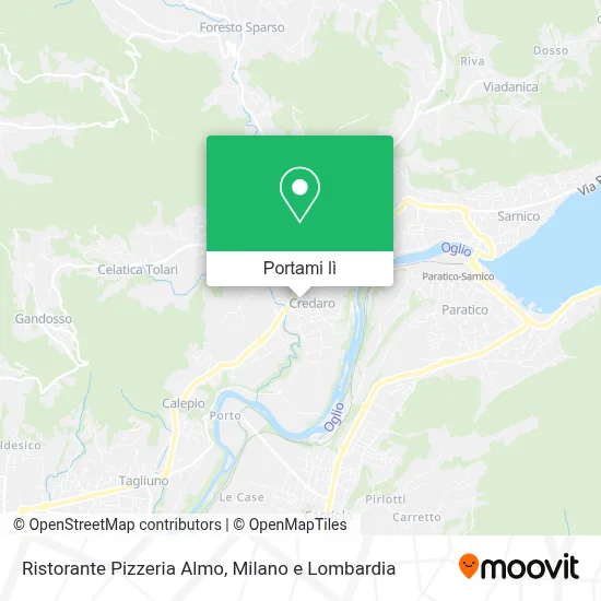 Mappa Ristorante Pizzeria Almo