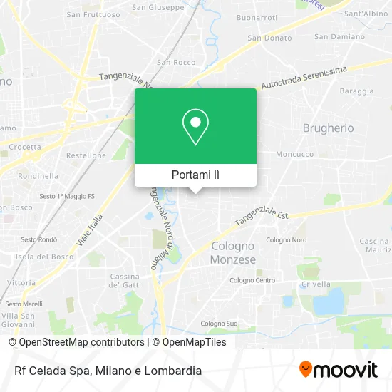 Mappa Rf Celada Spa