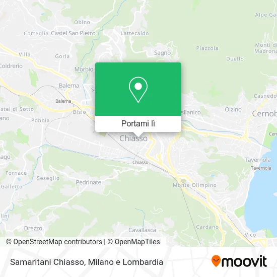 Mappa Samaritani Chiasso