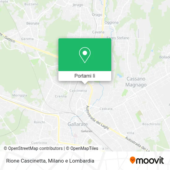 Mappa Rione Cascinetta