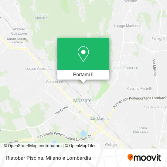 Mappa Ristobar Piscina