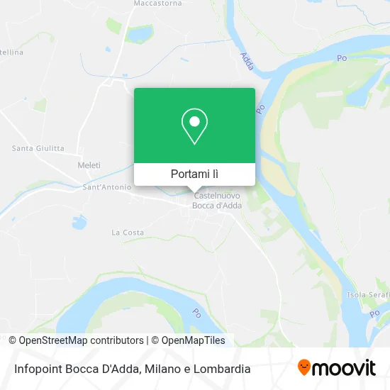 Mappa Infopoint Bocca D'Adda