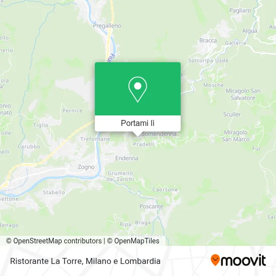 Mappa Ristorante La Torre
