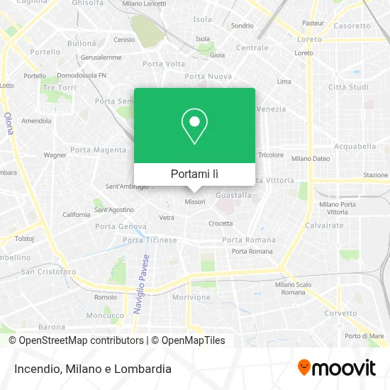 Mappa Incendio