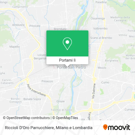 Mappa Riccioli D'Oro Parrucchiere