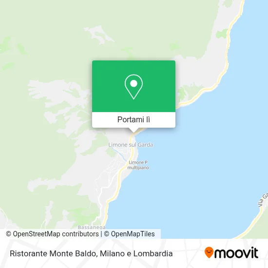 Mappa Ristorante Monte Baldo