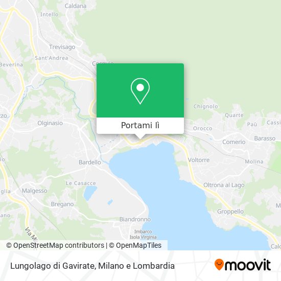 Mappa Lungolago di Gavirate