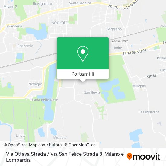 Mappa Via Ottava Strada / Via San Felice Strada 8