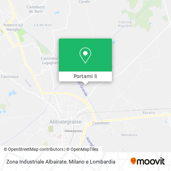 Mappa Zona Industriale Albairate
