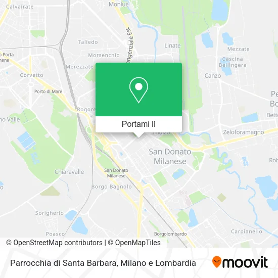 Mappa Parrocchia di Santa Barbara