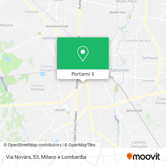 Mappa Via Novara, 53