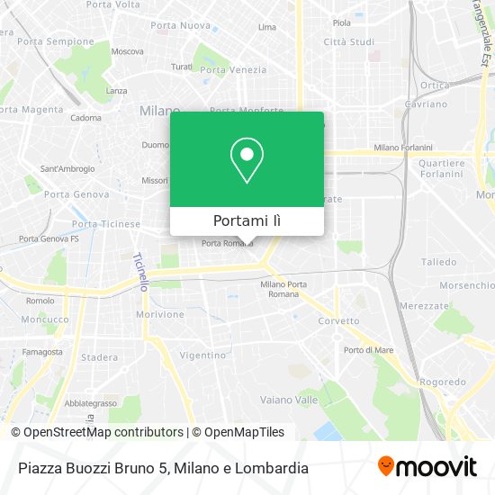 Mappa Piazza Buozzi Bruno 5