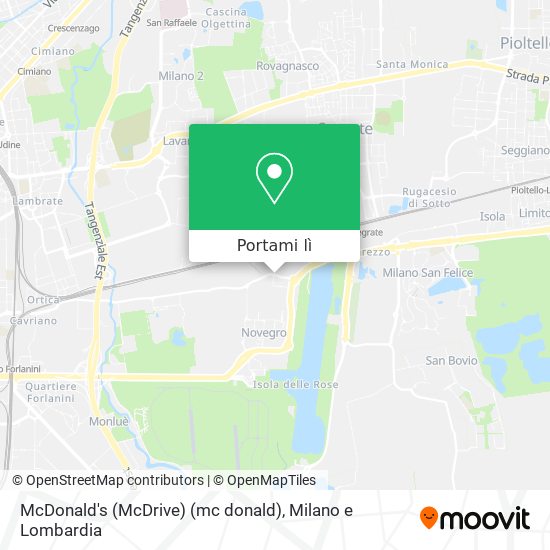 Mappa McDonald's (McDrive) (mc donald)