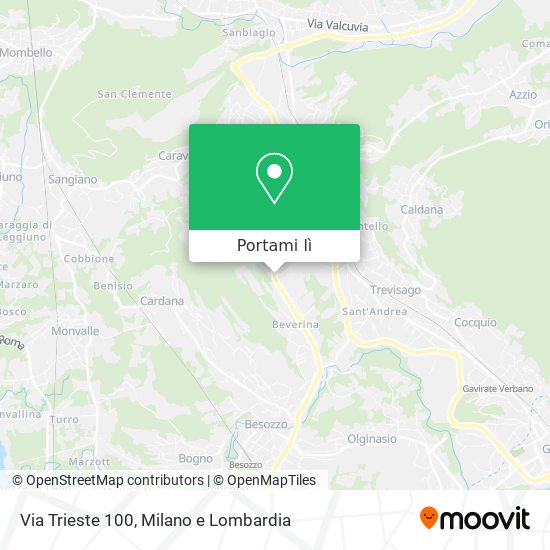 Mappa Via Trieste 100