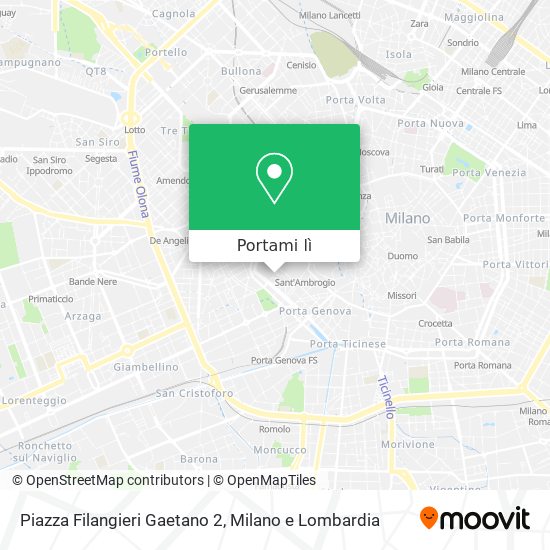 Mappa Piazza Filangieri Gaetano 2